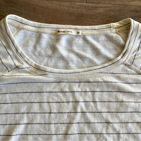 Marine Layer Striped Long Sleeve Crewneck - Picture 4 of 8